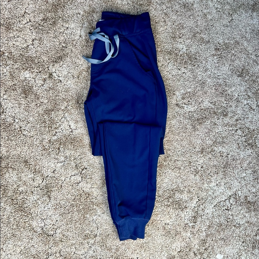 Figs Navy Blue Zamora Jogger Scrub Pants